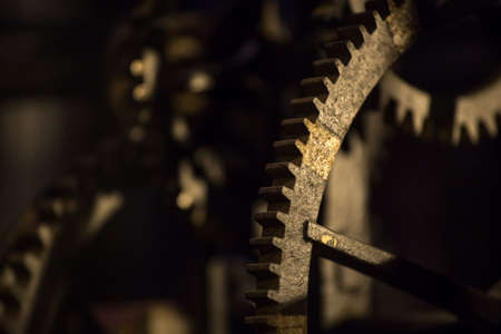 old gears backgroundの写真素材