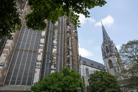 Aachener Dom in Germanyの写真素材