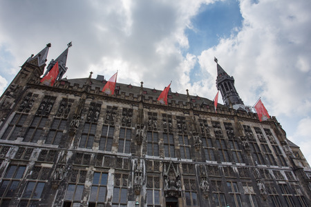 aachen City Hall in germanyの写真素材