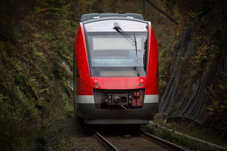 german autumn railwayのeditorial素材