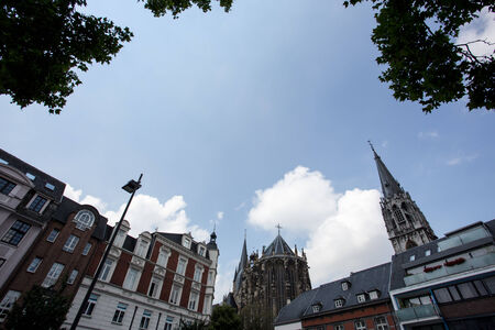 aachen old cityのeditorial素材