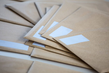 shipping bags backgroundの写真素材