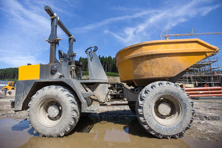 construction site vehicleの写真素材