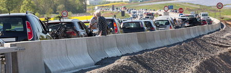 german autobahn traffic jam