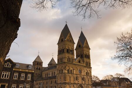 liebfrauen church andernach germanyの写真素材