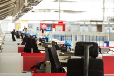 airport check-inの写真素材