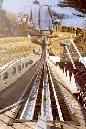 winterberg germany st georg ski jumping hillの写真素材
