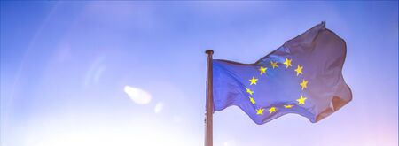 european flagの写真素材