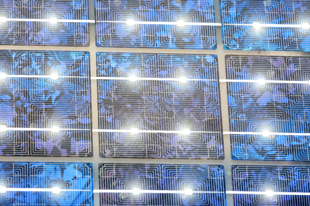 solar cells and the sun