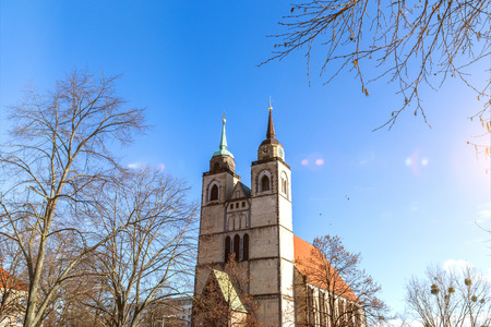 magdeburg city germanyの写真素材