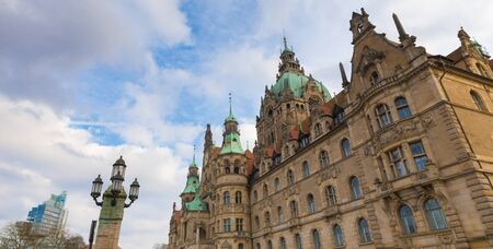 new town hall hannover germanyのeditorial素材