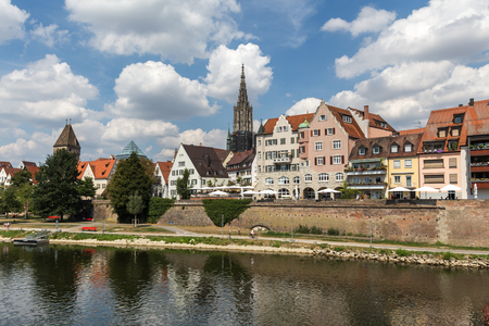 ulm historic city Baden-Wuerttemberg germanyのeditorial素材