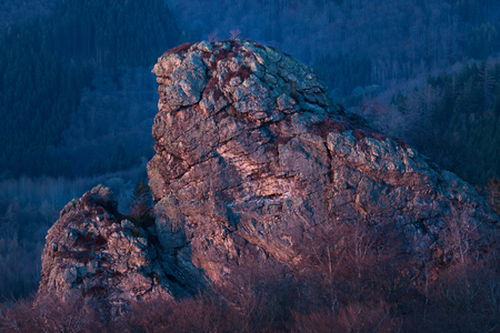 bruchhauser steine stones in germanyの写真素材