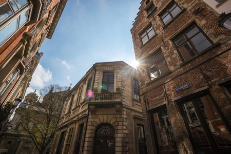 old town antwerp belgiumのeditorial素材