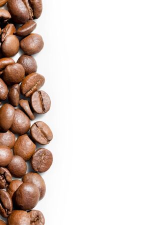 coffee beans lines text field backgroundの写真素材