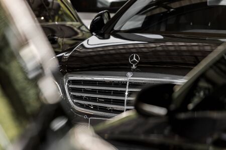 siegen, nrw/germany - 10 08 19: mercedes benz cars in siegen germanyのeditorial素材