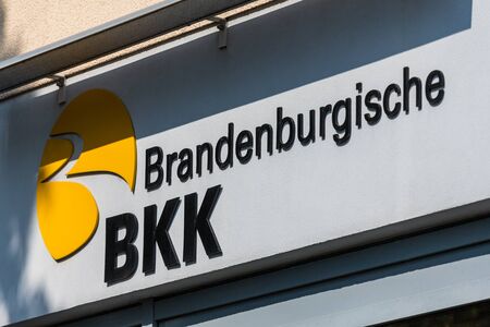 frankfurt oder, brandenburg/germany - 28 08 19: brandeburgische bbk sign in frankfurt oder germanyのeditorial素材
