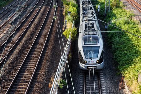 hagen, North Rhine-Westphalia/germany - 24 07 19: abellio passenger train near hagen germanyのeditorial素材
