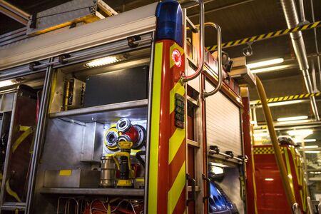modern fire department fire engines