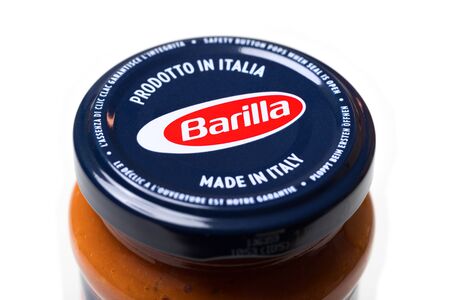 siegen, North Rhine-Westphalia/germany - 12 12 19: barilla pesto in siegen germanyのeditorial素材