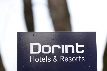 siegen, North Rhine-Westphalia/germany - 28 12 19: dorint hotels sign near siegen germany
