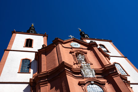 a church in fulda germanyの写真素材