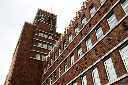 historic building in oberhausen germanyの写真素材