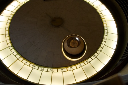 Foucault Pendulum at Mount Griffith Observatoryの写真素材