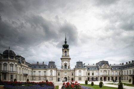Festetics Castle in Keszthely, Hungaryのeditorial素材
