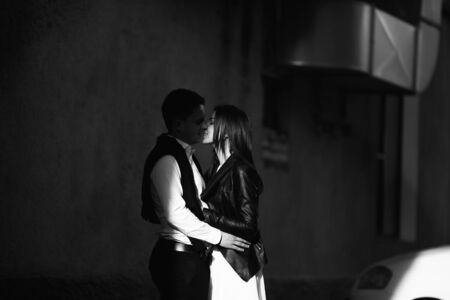 Couple haveing fun in the city