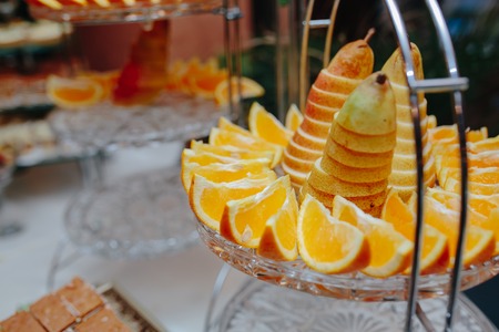 Fresh fruits decorationの写真素材