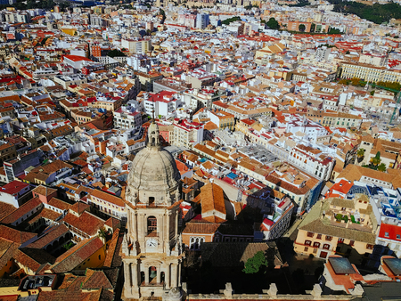 cityscape from the skyの写真素材