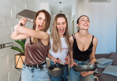 friends have fun togetherの写真素材