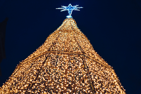 Garlands in New Yearの写真素材