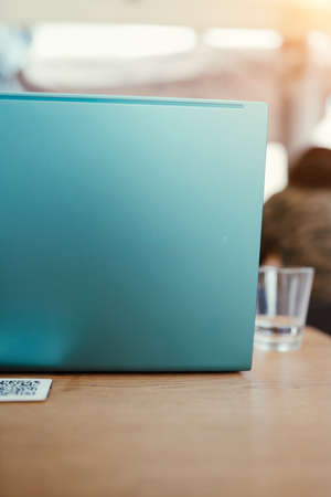 Close-up view of Laptop cover
