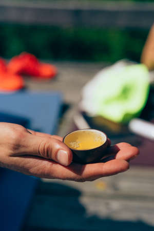 The tea ceremonyの写真素材