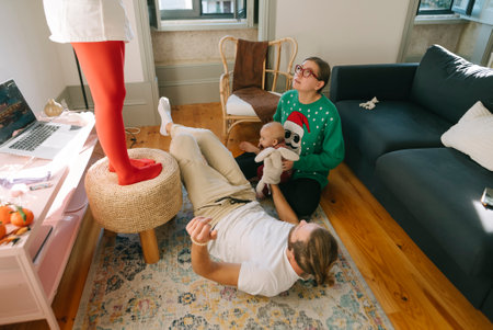 Enjoying Holiday Fun with Friends and Beloved Pets in the Comfort of Our Home Together