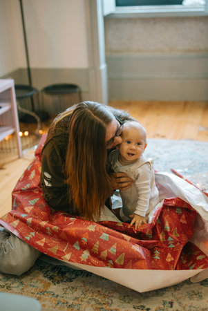 Enjoy joyful family interactions amidst beautifully crafted holiday decorations