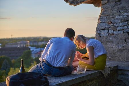 Old Street of Tallinn Estoniaのeditorial素材