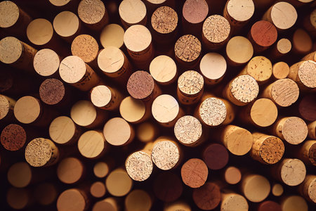 a close up of a bunch of wine corks with a lot of them in the background and a lot of them in the...