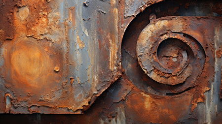 Rusty metal background, rusty metal texture, rusty metal background.の素材