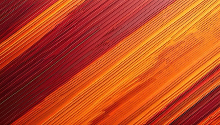 abstract background with diagonal stripes of orange and red color, textureの素材