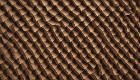 Abstract 3d rendering of chaotic wavy surface. Futuristic background with dynamic waves. Elegant background for business presentations.の素材