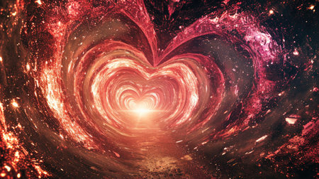 abstract fractal background a computer-generated 2D illustration, textureの素材