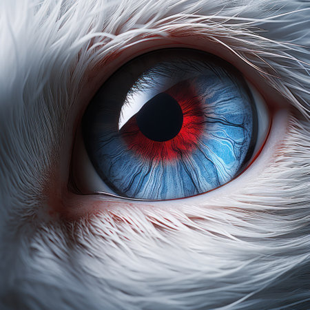 Eye of a cat close-up. Macro. Conceptual image.の素材