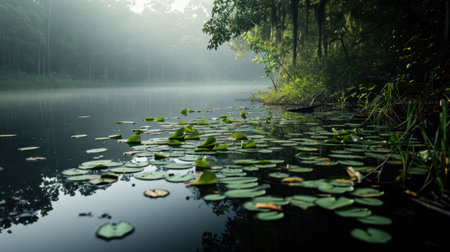 Two glasses of wine on a wooden table against the background of the sea and a lighthouseの素材
