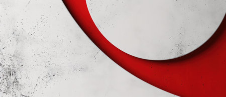 Abstract red and white background with copy space for text or image.の素材