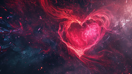 Human heart model on a gray background. 3d rendering, 3d illustration.の素材