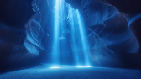 Antelope Canyon, Page, Arizona, USA. 3D renderingの素材