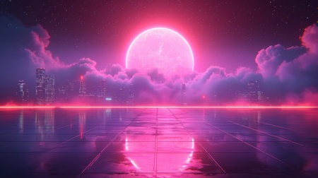 Futuristic Sci-Fi Background. Futuristic Sci-Fi Background. Futuristic Sci-Fi Background.の素材